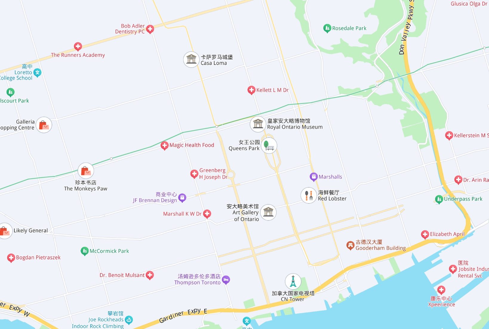 Greater Toronto Area coverage map